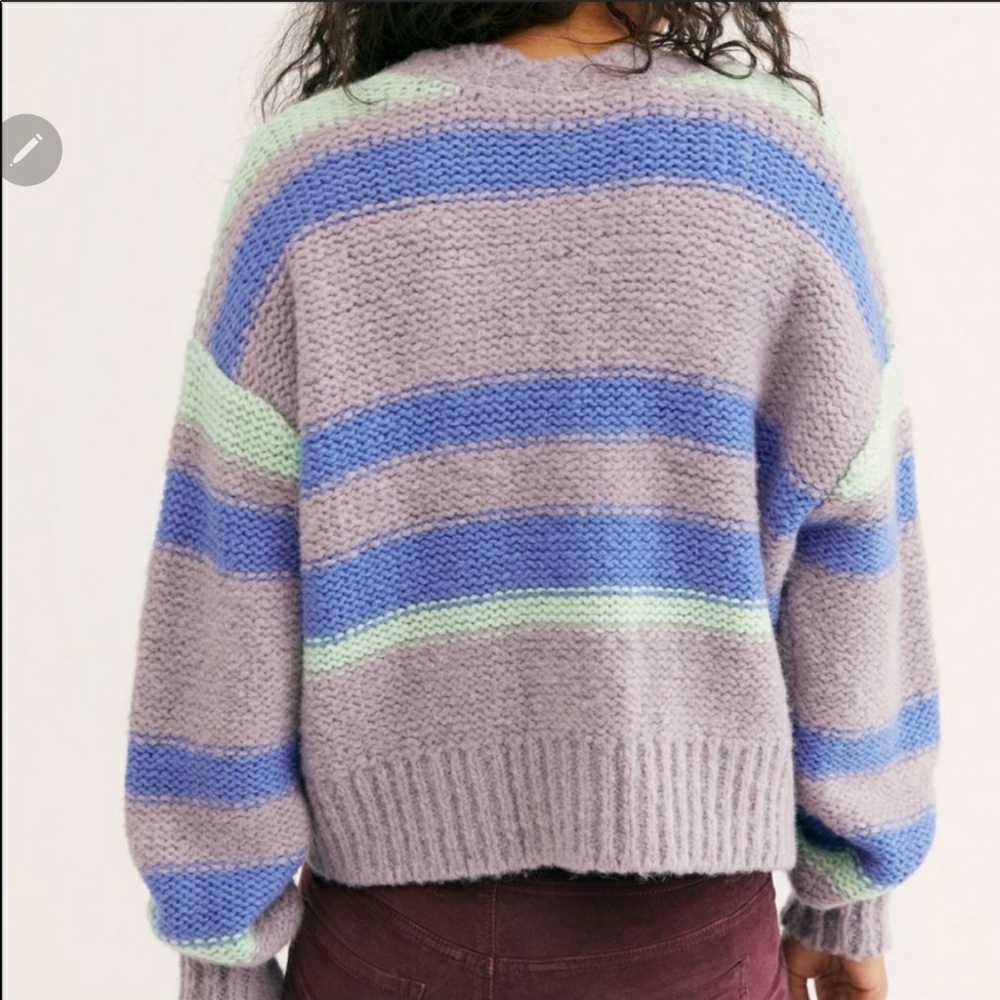 Free People Fine Time Cardigan - L - Picture 3 of 16